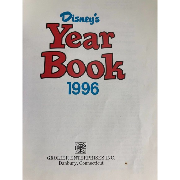 Vintage Disney's Year Book Lot 1992 93 95 96 Wonderful World of Reading Grolier - Picture 6 of 10